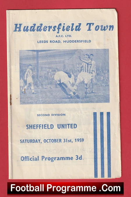 Huddersfield Town v Sheffield United 1959 - Denis Law - Image 2