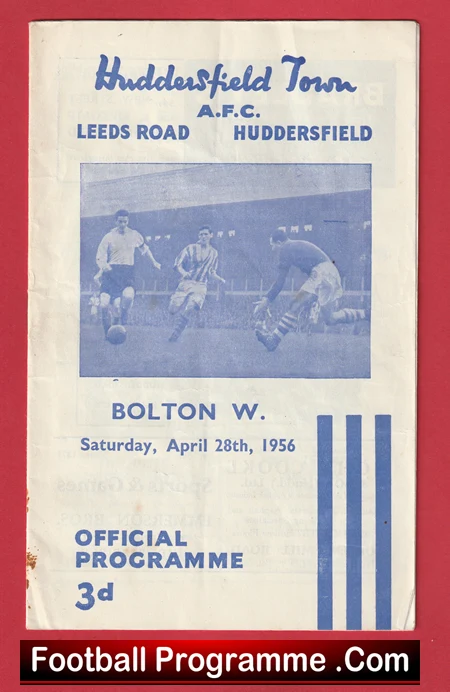 Huddersfield Town v Bolton Wanderers 1956 - Image 2