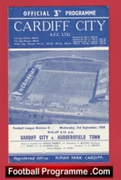 Cardiff City v Huddersfield Town 1958 – Denis Law