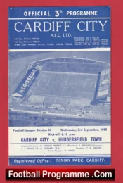 Cardiff City v Huddersfield Town 1958 – Denis Law