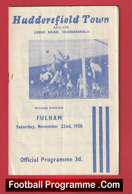 Huddersfield Town v Fulham 1958 - Denis Law - Image 2