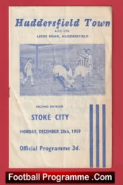 Huddersfield Town v Stoke City 1959 – Denis Law