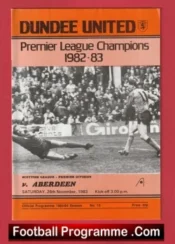 Dundee United v Aberdeen 1983 – Alex Ferguson Manager
