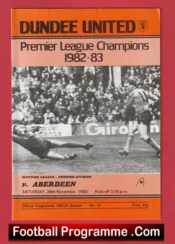 Dundee United v Aberdeen 1983 – Alex Ferguson Manager
