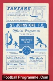 St Johnstone v Dunfermline 1964 – Alex Ferguson Player