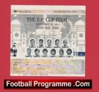 Aston Villa v Chelsea 2000 – FA Cup Final Football Ticket