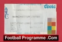 Chelsea v Manchester United 1990s  – Football Ticket