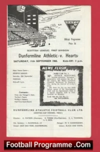 Dunfermline Athletic v Heart Of Midlothian 1965 – Alex Ferguson