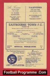 Eastbourne Town v Ringmer 1977 – Sussex League