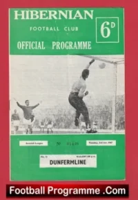 Hibernian Hibs v Dunfermline Athletic 1967 – Alex Ferguson