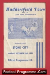 Huddersfield Town v Stoke City 1959 – Denis Law