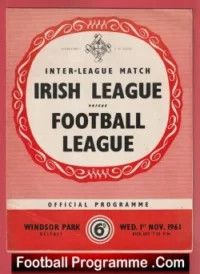 Irish League v English Football League 1961 – Belfast