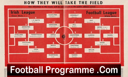 Irish League v English Football League 1961 - Belfast - Image 3