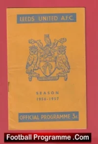 Leeds United v Manchester United 1957 – Man United 57