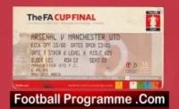 Manchester United v Arsenal 2005 – Cup Final Football Ticket Wales