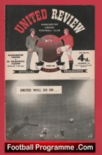 Manchester United v WBA 1958 – FA Cup Replay Duncan Edwards Tribute