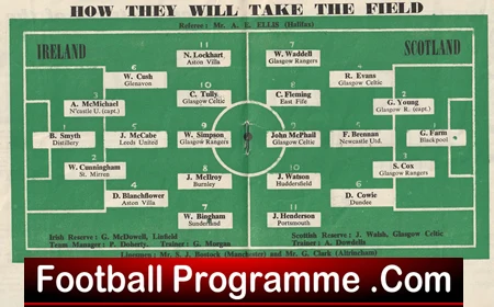Northern Ireland v Scotland 1953 - 1950s Programmes - Image 4