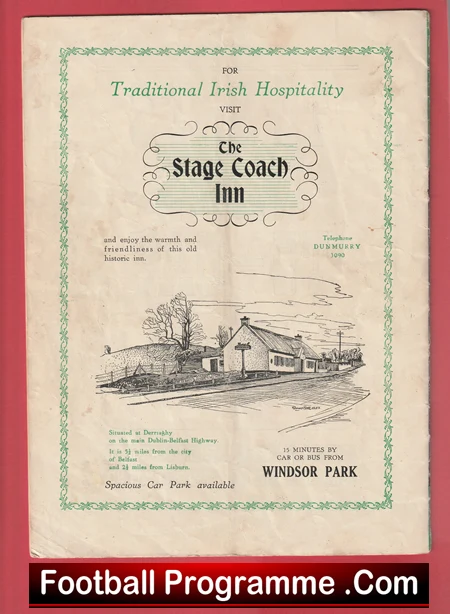 Northern Ireland v Scotland 1953 - 1950s Programmes - Image 6