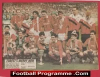 Nottingham Forest Football Club Multi Autographed Team Picture 1989 Cup Winners