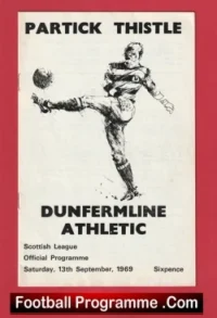 Partick Thistle v Dunfermline Athletic 1969 – Scottish League