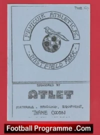 Penicuik Athletic v Rutherglen Glencairn 1987 – Scotland