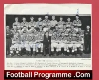 Plymouth Football Club Multi Autographed Signed Picture 1957 1958