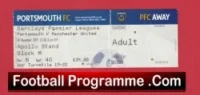 Portsmouth v Manchester United 2009 – Football Ticket