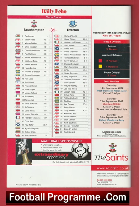 Southampton v Everton 2002 - Wayne Rooney - Image 3