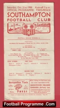 Southampton v Notts County 1950