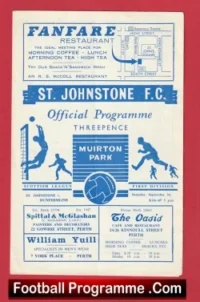 St Johnstone v Dunfermline 1964 – Alex Ferguson Player