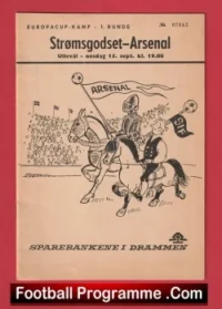 Stromsgodset IF v Arsenal 1971 – Norway