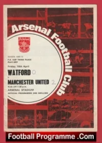 Watford v Manchester United 1970 – FA Cup Play Off at Arsenal