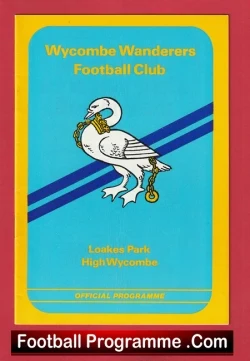 Wycombe Wanderers v Israel FA 1981 - Friendly Match Jewish Team - football programme