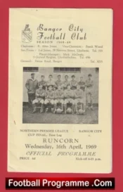 Bangor City v Runcorn 1969 – Northern Cup Final