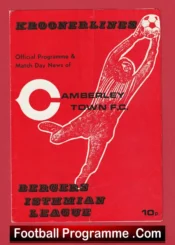 Amberley Town v Malden Vale 1979 – Southern Cup Final
