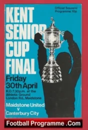 Maidstone United v Canterbury City 1976 – Senior Cup Final
