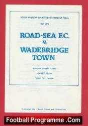 Road Sea v Wadebridge Town 1980 – Southern Pratten Cup Final