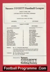 Arudel v Steyning 1979 – Sussex Cup Final