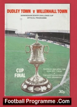 Dudley Town v Willenhall Town 1986 - Birmingham Senior Cup Final