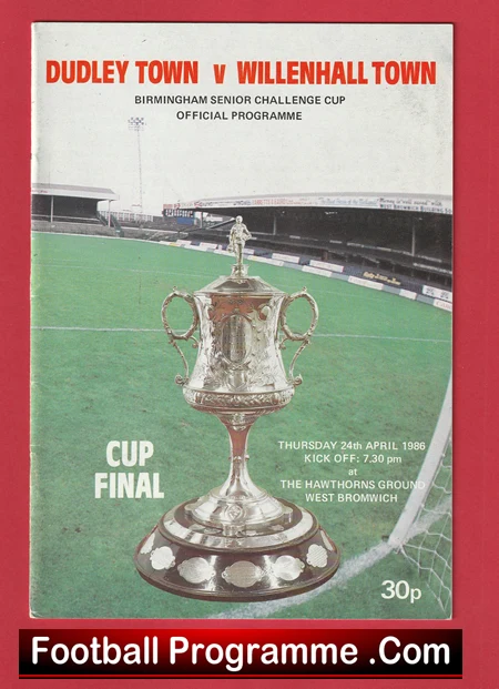 Dudley Town v Willenhall Town 1986 - Birmingham Senior Cup Final - Image 2