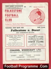 Folkestone v Dover 1972 – Kent Cup Final