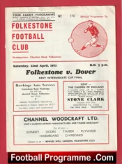 Folkestone v Dover 1972 – Kent Cup Final