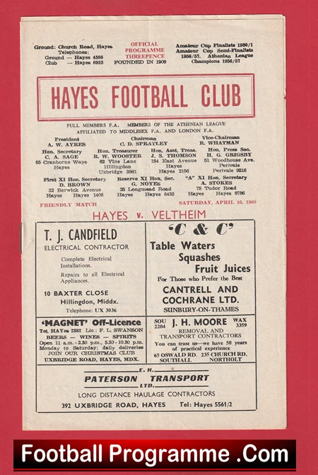 Hayes v Veltheim 1960 - Switzerland - Image 2