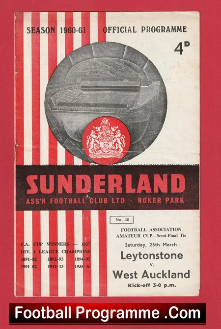Leytonestone v West Auckland 1961 - Amateur Cup Semi Final - Image 2