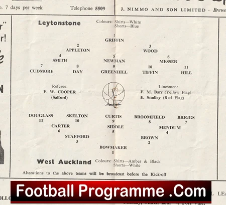 Leytonestone v West Auckland 1961 - Amateur Cup Semi Final - Image 3