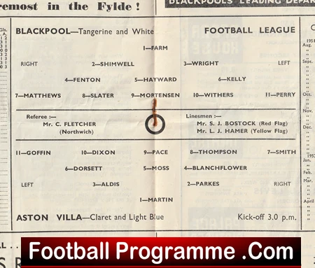 Blackpool v Aston Villa 1951 - Image 3