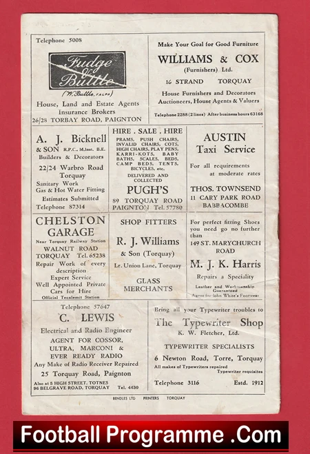 Torquay United v Swindon Town 1948 - 1940s - Image 4