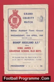 Bishop Auckland v King James Grammar School Old Boys 1949