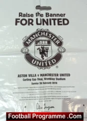 Manchester United v Aston Villa 2010 Final – Poly Bag Souvenir