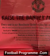 Manchester United Raise The Banner – MU v Chelsea 2008 European Final